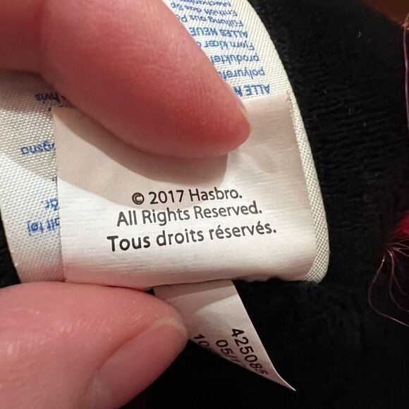 BUILD-A-BEAR Tempest Shadow Plush 16” MY LITTLE PONY Movie Purple Black 2017 - Picture 9 of 15